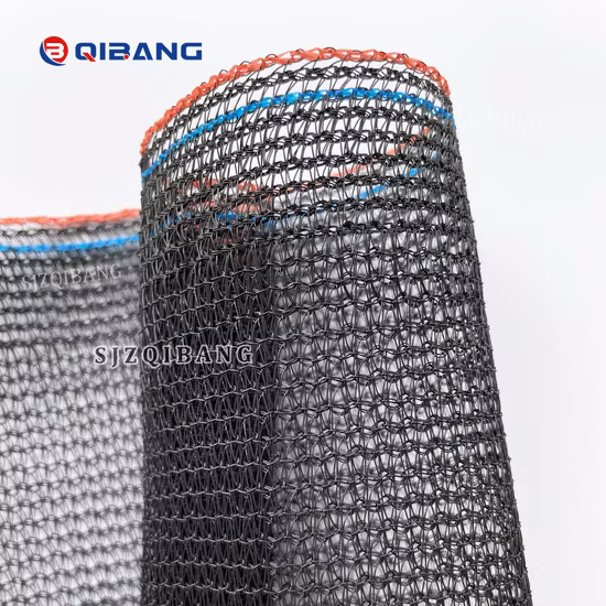 Polietileno tratado con UV Seguridad en la construcción Mono Black Detención de caídas Andamio flotante y red para escombros Precio