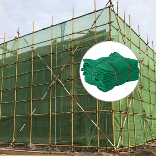 Red de escombros tejida de HDPE para red de seguridad de construcción horizontal